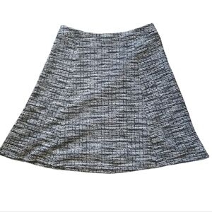 Talbots Knit Tweed A-Line Skirt Women 14